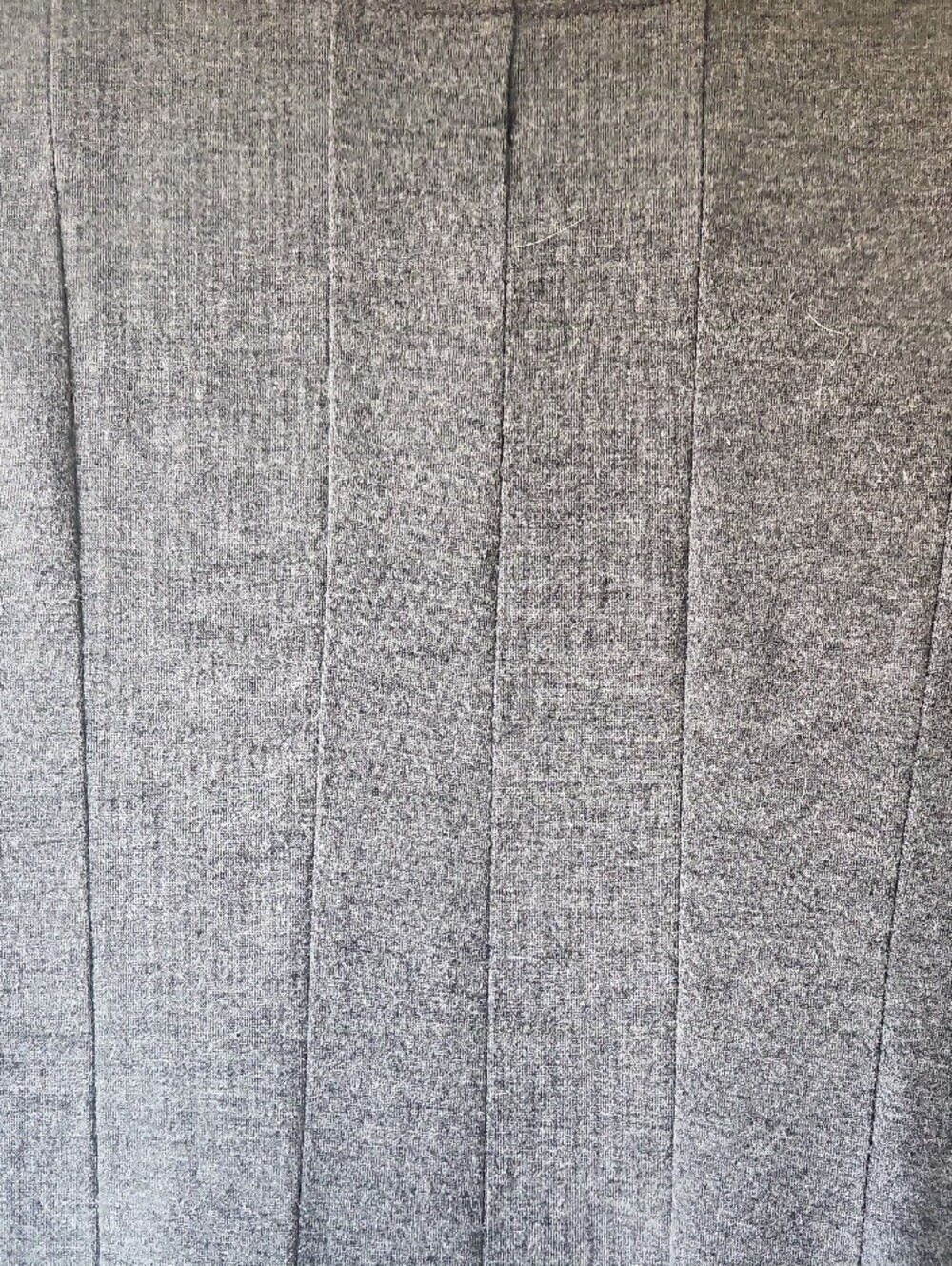 Rabbit Rabbit Rabbit Gray Ruffle Front Long Sleeve Dress - Picture 10 of 10